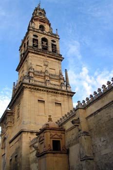 Campanario cristiano de la Mezquita-Catedral, Córdoba, Andalucía