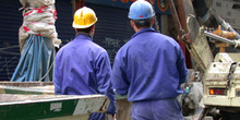 Obreros en uniforme