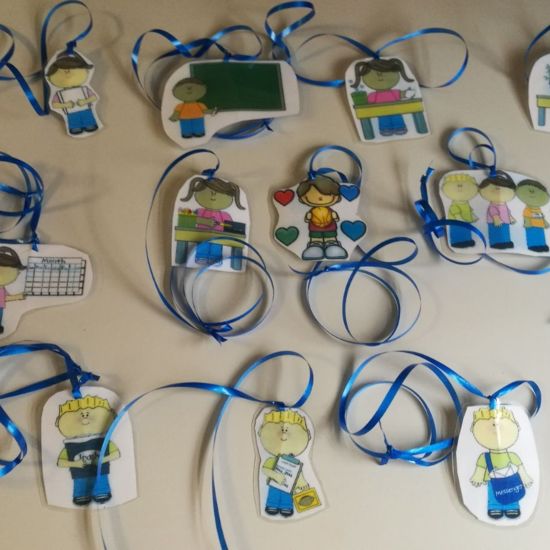 Tarjetas identificativas para infantil