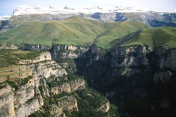 Barranco en el valle de Añisclo, Huesca