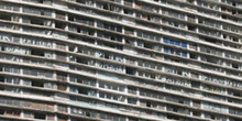 Edificio desalojado en Sao Paulo, Brasil