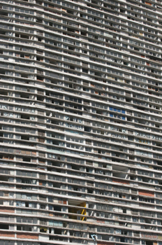 Edificio desalojado en Sao Paulo, Brasil