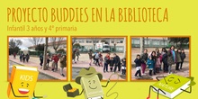 Proyecto Buddies en la biblioteca 3 años y 4º (marzo 2018)