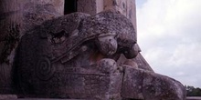 Cabeza de serpiente, Chichén Itzá, México