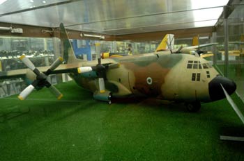 Maqueta de un avión Hércules, Museo del Aire de Madrid
