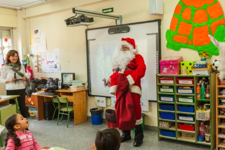 Los RRMM y Papá Noel en INF 5C 2