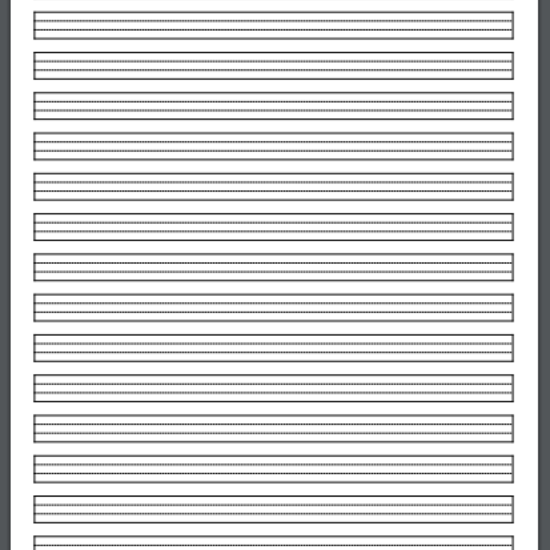 Plantilla de pautas Montessori