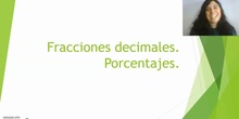 Fracciones decimales y porcentajes