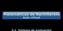 AV 4.1. Sistema de evaluación