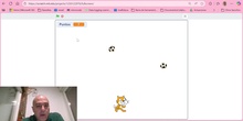 Programa con Scratch un juego del balón prisionero con una portada