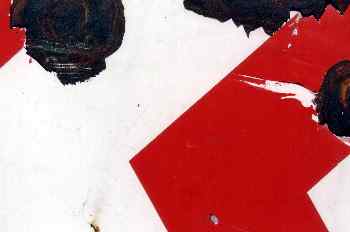 Baldosas de diferentes colores con manchas