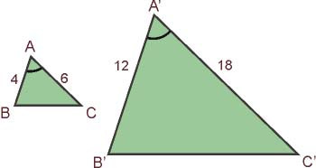 Tercer criterio de semejanza de triángulos
