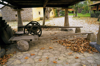 Quintana: Carros, Museo del Pueblo de Asturias, Gijón