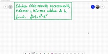 (2) Crecimiento-Decrecimiento-MÁX-MÍN de una función