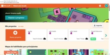 Utiliza los videotutoriales de MakeCode Arcade para aprender a programar y añade variaciones a los juegos