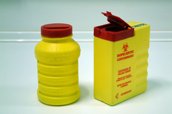 Contenedor para agujas