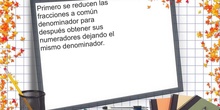 PRIMARIA 6º - SUMA Y RESTA CON DIFERENTE DENOMINADOR - MATEMÁTICAS - FORMACIÓN