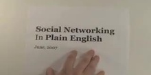 Social Networking in Plain English