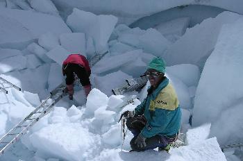 El ´doctor´de la cascada de hielo