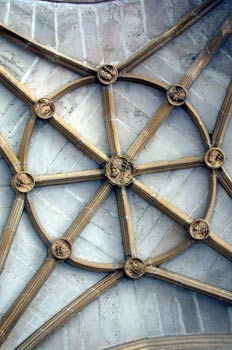 Bóveda del Claustro Antiguo del Monasterio de Irache, Ayegui, Co