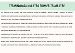 Segundo trimestre 3 años