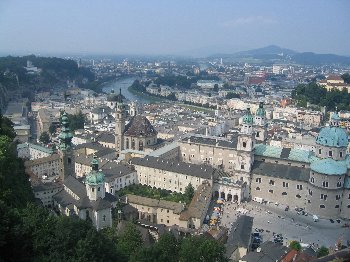 Salzburgo desde la fortaleza