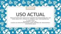 Uso actual