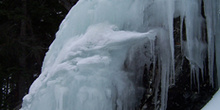Cascada helada, Lago Louise, Parque Nacional Banff
