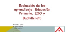 Adaptación procedimiento de evaluación - Contenido educativo