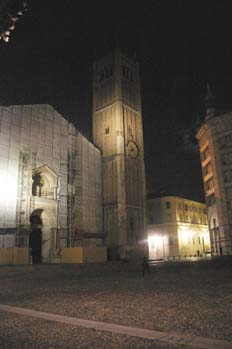 Fachada del Duomo y baptisterio, Parma