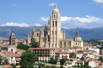 Catedral de Segovia vista desde el Alcazar