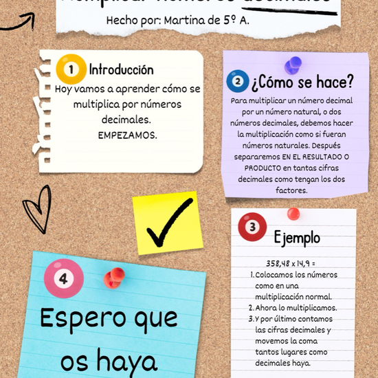 MULTIPLICACIÓN DE DECIMALES