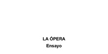La ópera (ensayo)