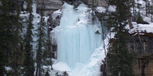 Cascada helada, Lago Louise, Parque Nacional Banff