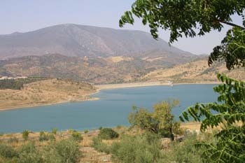 Vista Parcial del Embalse de Bornos, cádiz, Andalucía
