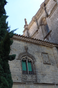 Ventana gótica, Catedral de Baeza, Jaén, Andalucía