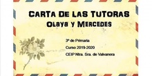 Carta de las tutoras de 3º.