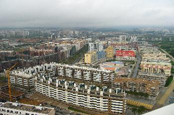 Vista del Parque de las Naciones desde la Torre Vasco de Gama, L