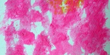 Composición pictórica en rosa
