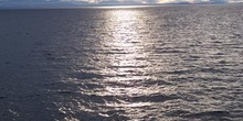 Puesta de sol, Estrecho de Georgia, Victoria