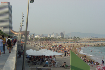 Playa de la Mar Bella, Barcelona