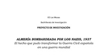 Almería bombardeada por los nazis, 1937