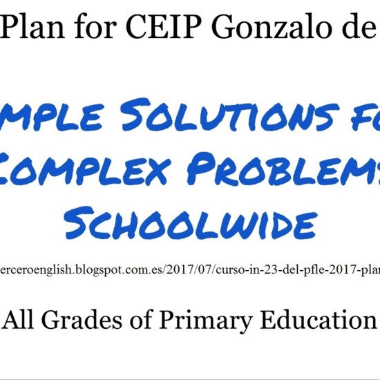 Action Plan for Gonzalo de Berceo School