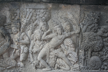 Relieve, Prambanan, Jogyakarta, Indonesia