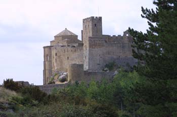 Vista parcial del Castillo de Loarre, Huesca