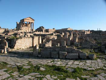 Vista de ruinas