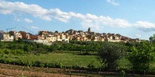 Vista general del pueblo de Arnes, Tarragona