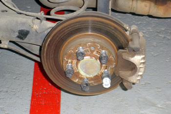 Conjunto de freno trasero de disco