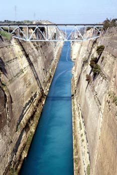 Canal de Corinto, Grecia