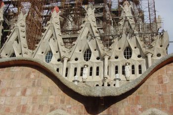 Muro y Torres de la abundancia, Sagrada Familia, Barcelona